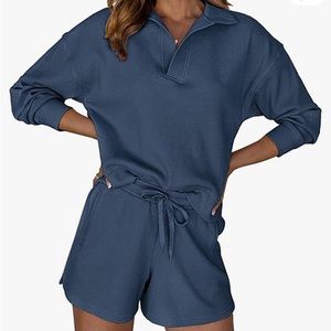 Waffle Knit 2 Piece Set